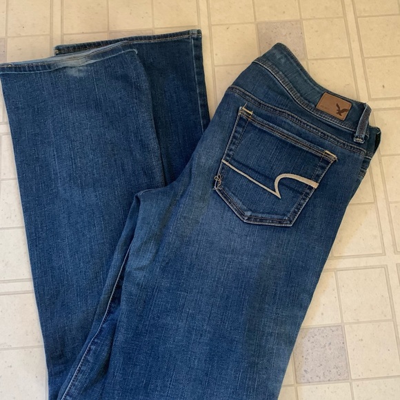 American Eagle distressed jeans s. 10 long - Picture 4 of 6